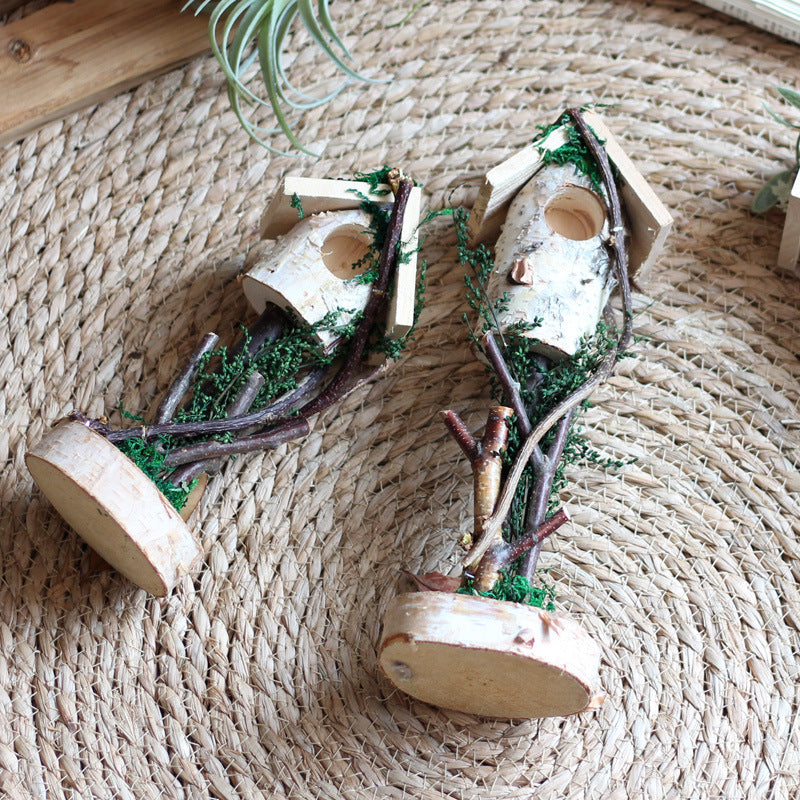 Decorative Birdhouse made of Wood | High & Bury