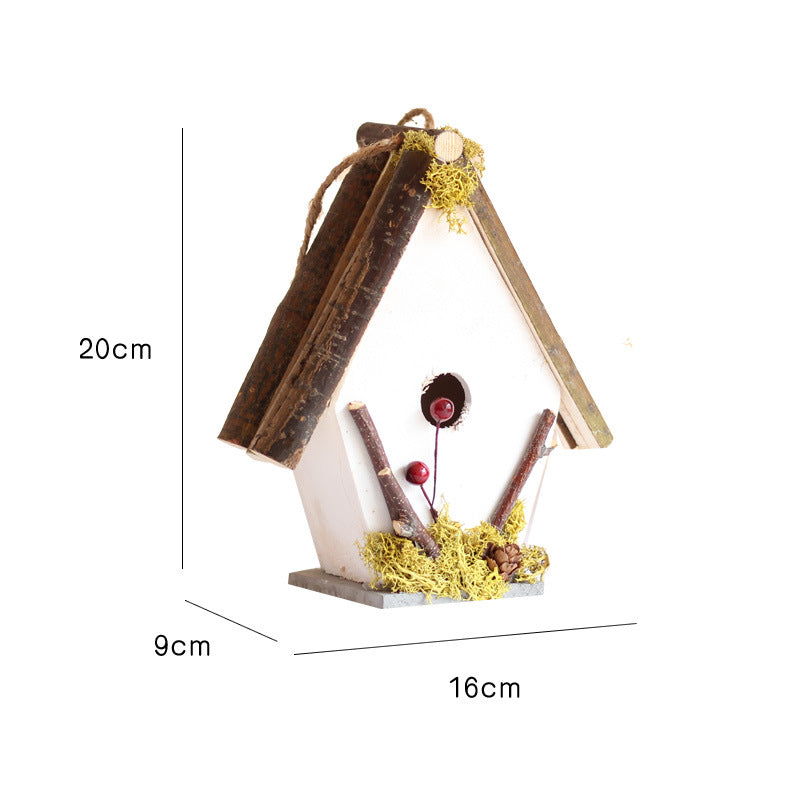 Decorative Birdhouse Wood Hanging | High & Bury