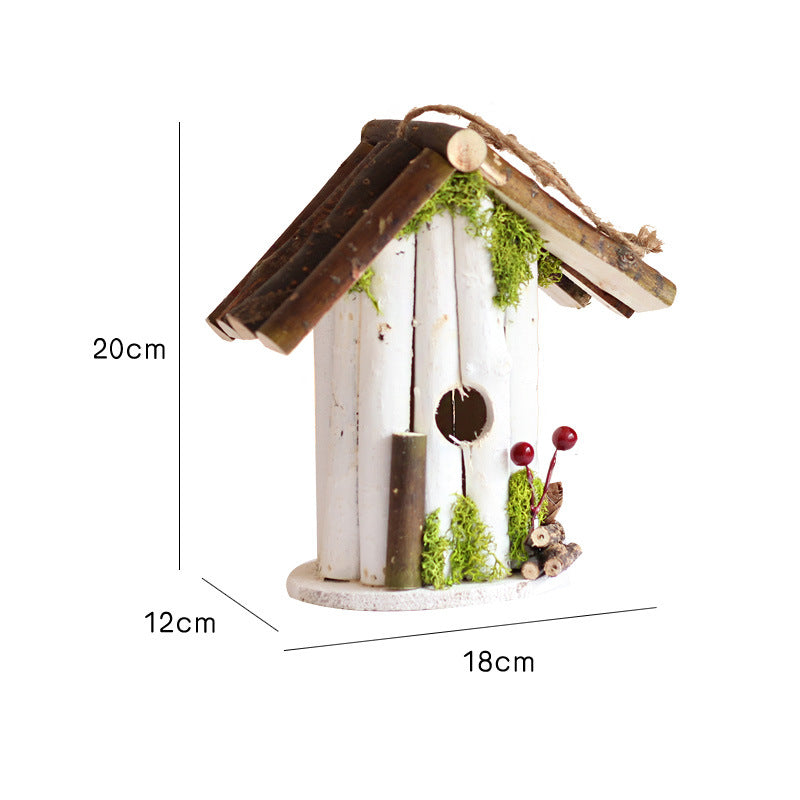 Decorative Birdhouse Wood Hanging | High & Bury