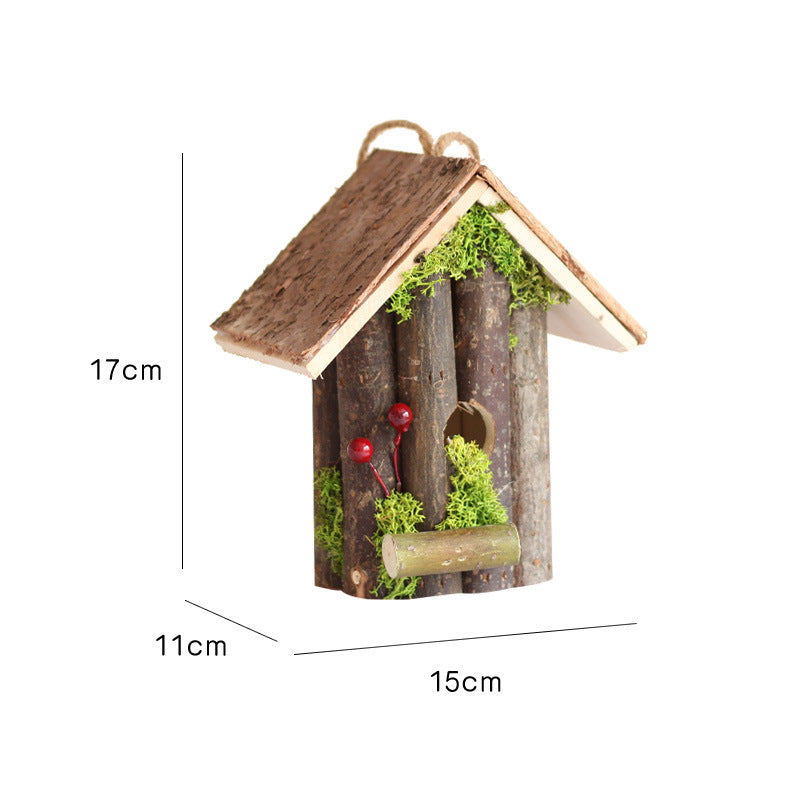 Decorative Birdhouse Wood Hanging | High & Bury