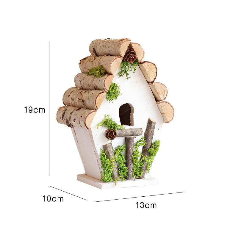 Decorative Birdhouse Wood Hanging | High & Bury