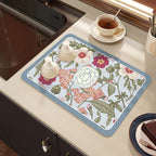 Decorative Botanical Kitchen Mat | High & Bury