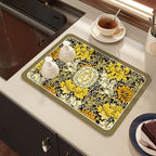Decorative Botanical Kitchen Mat | High & Bury