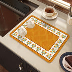 Decorative Botanical Kitchen Mat | High & Bury