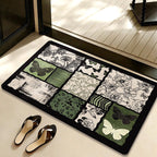 Decorative Botanical-Themed Floor Mat | High & Bury