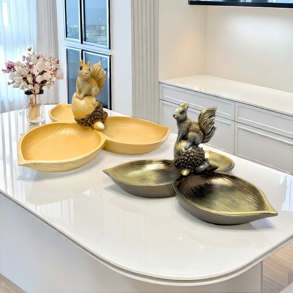 Decorative Bowl with Squirrel Motif | High & Bury