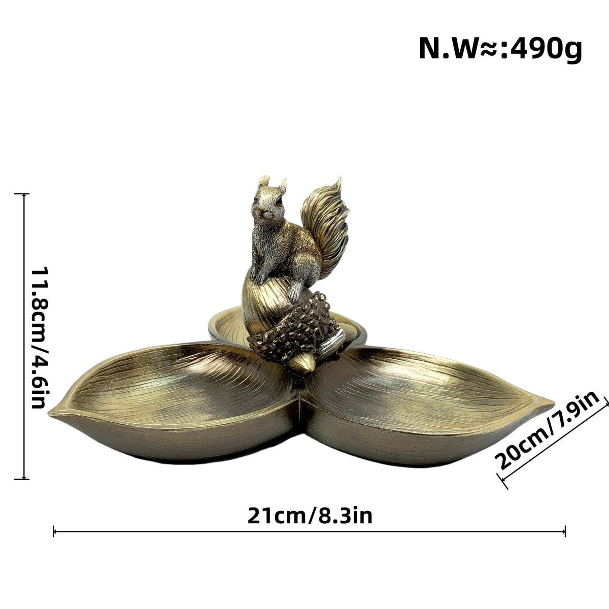 Decorative Bowl with Squirrel Motif | High & Bury