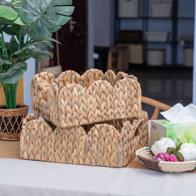 Decorative Braided Basket | High & Bury