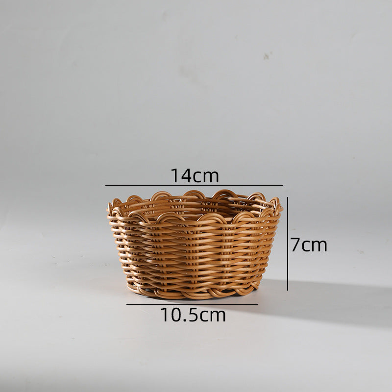 Decorative Braided Fruit Bowl | High & Bury