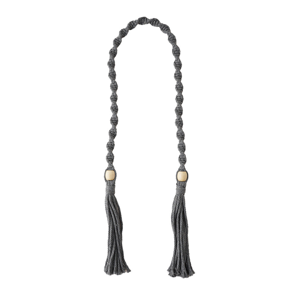 Decorative Braided Soft Textile Handwoven | High & Bury