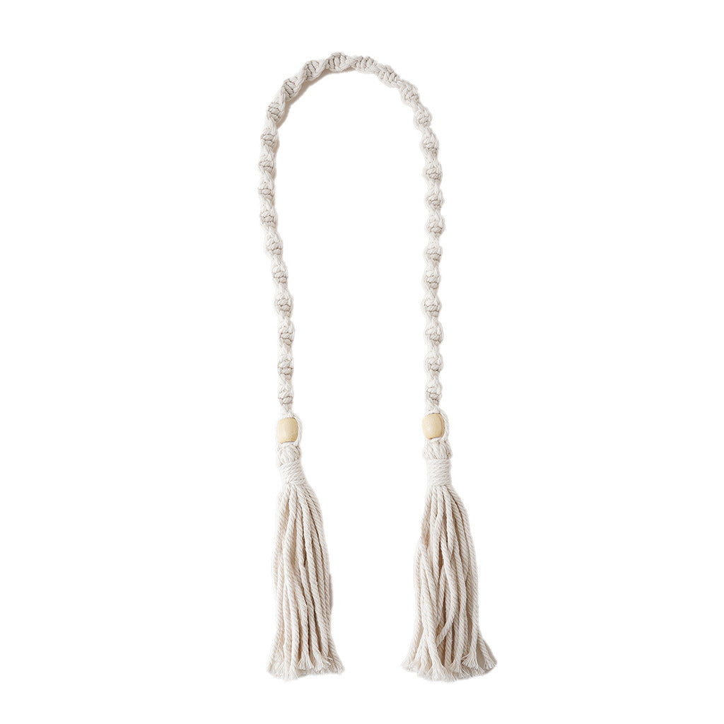 Decorative Braided Soft Textile Handwoven | High & Bury