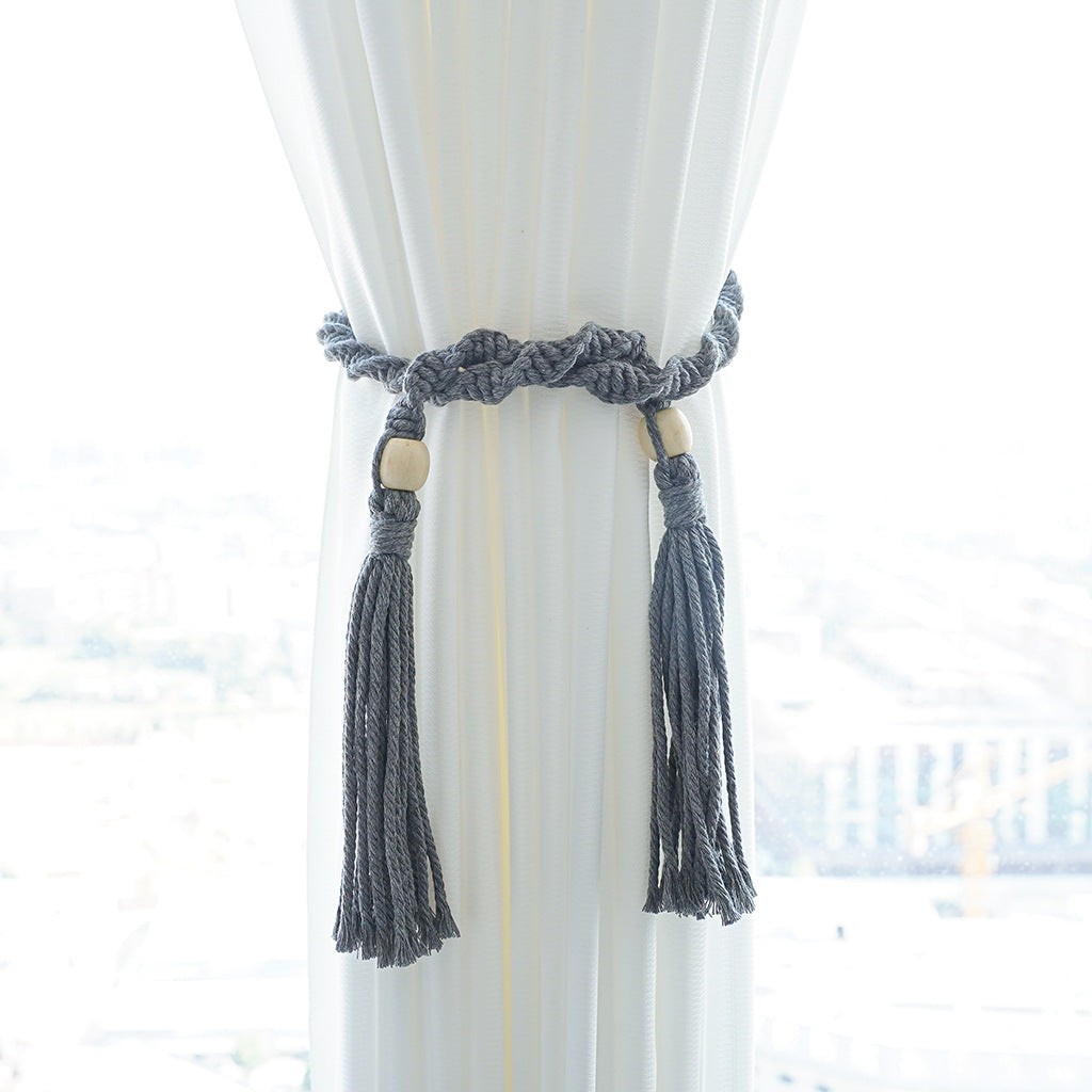 Decorative Braided Soft Textile Handwoven | High & Bury