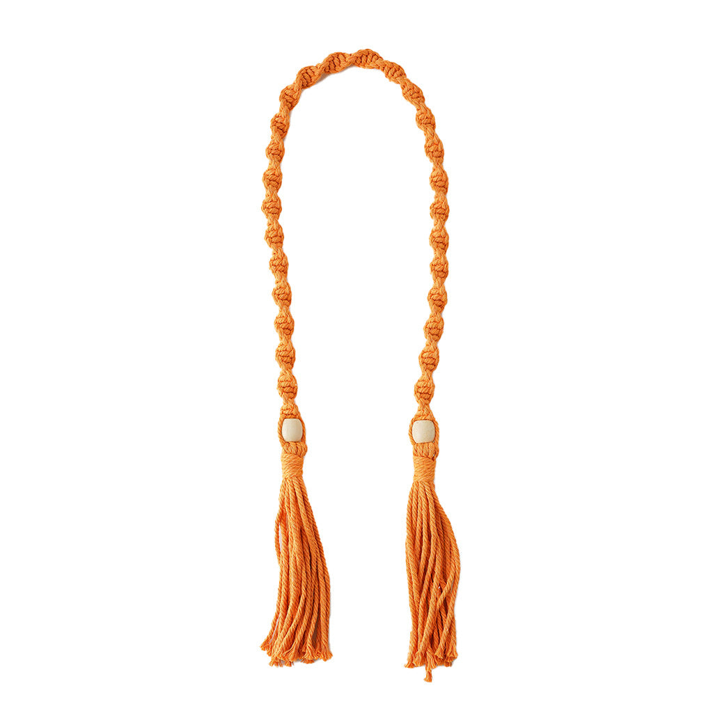 Decorative Braided Soft Textile Handwoven | High & Bury
