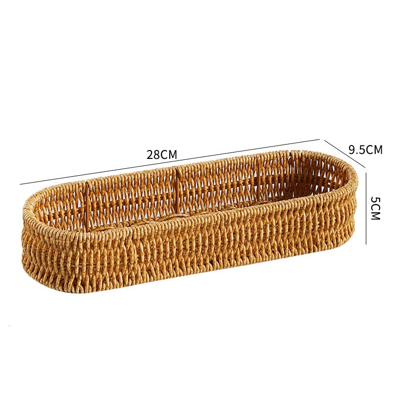 Decorative Braided Storage Bowl | High & Bury