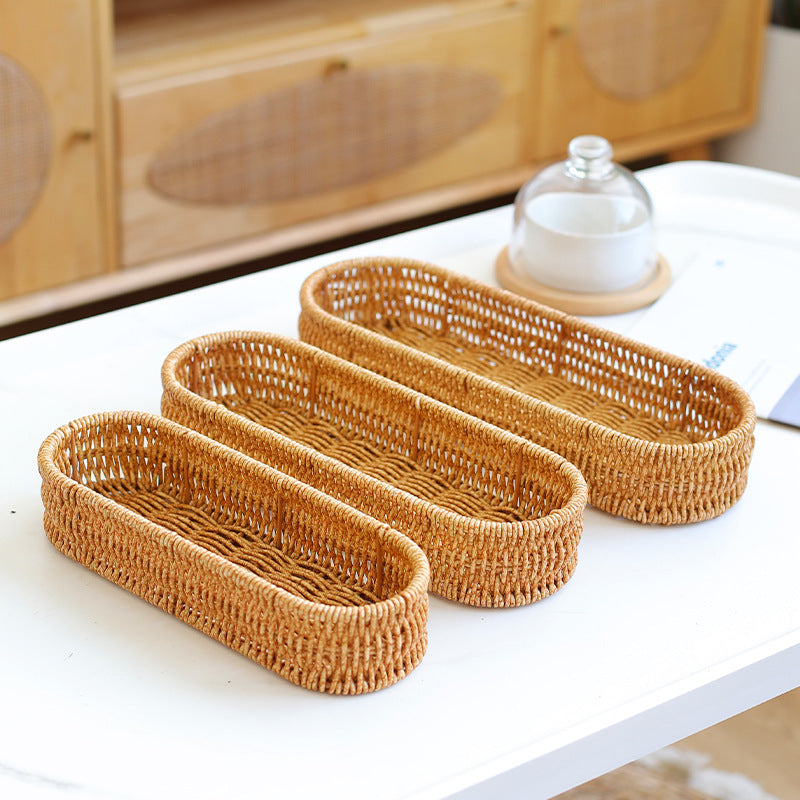 Decorative Braided Storage Bowl | High & Bury