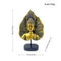 Decorative Buddha Statue Soft Textile Cast Resin | High & Bury