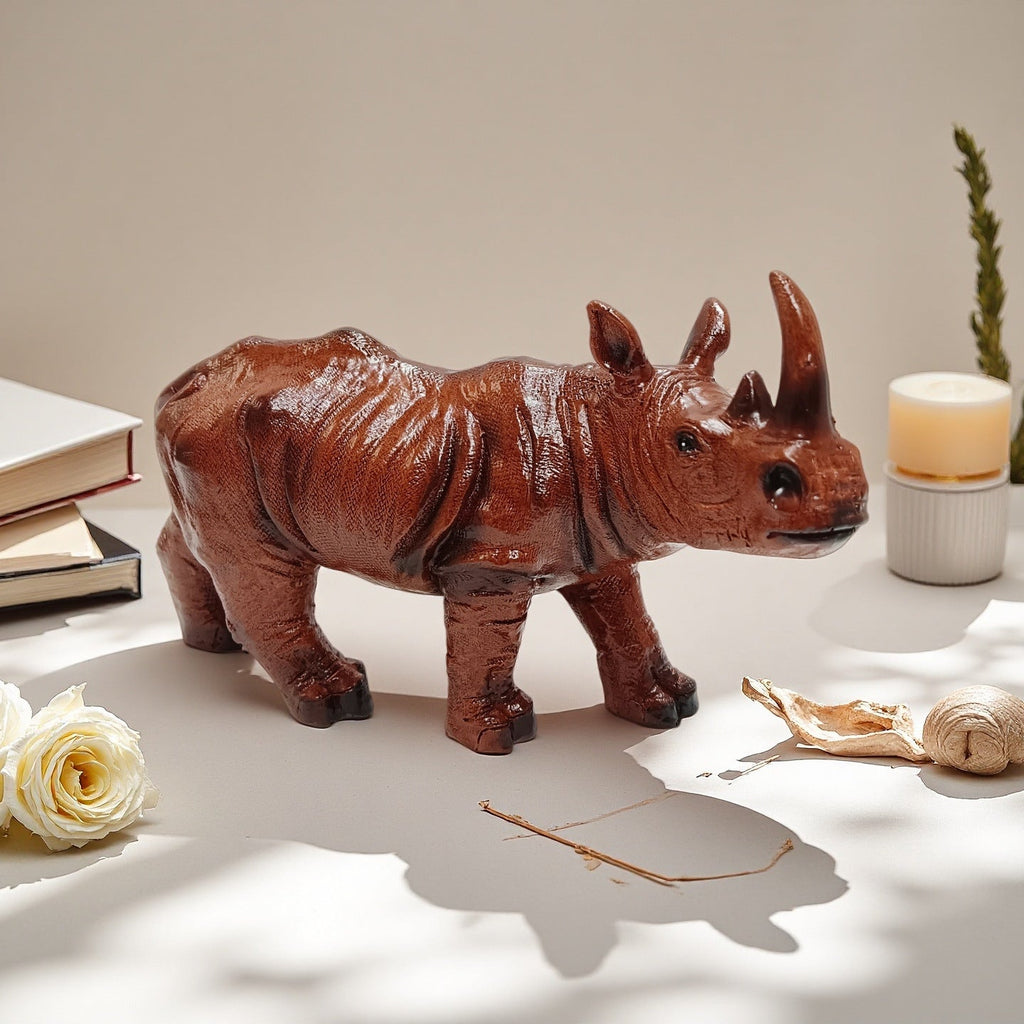 Decorative Bull Figure made of High-Quality Synthetic Resin | High & Bury