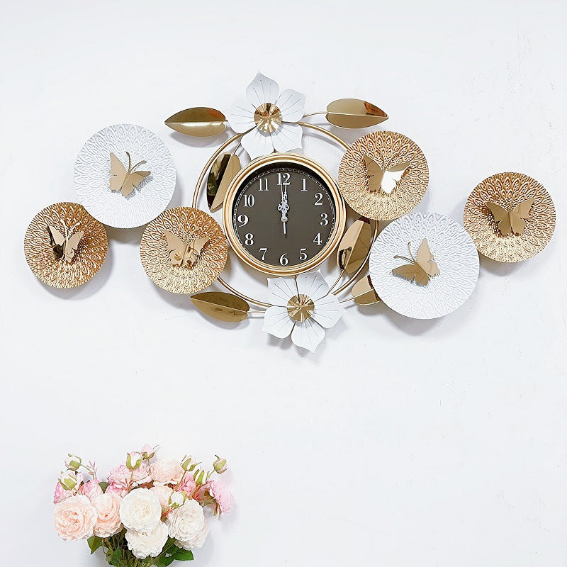 Decorative Butterfly Wall Clock | High & Bury