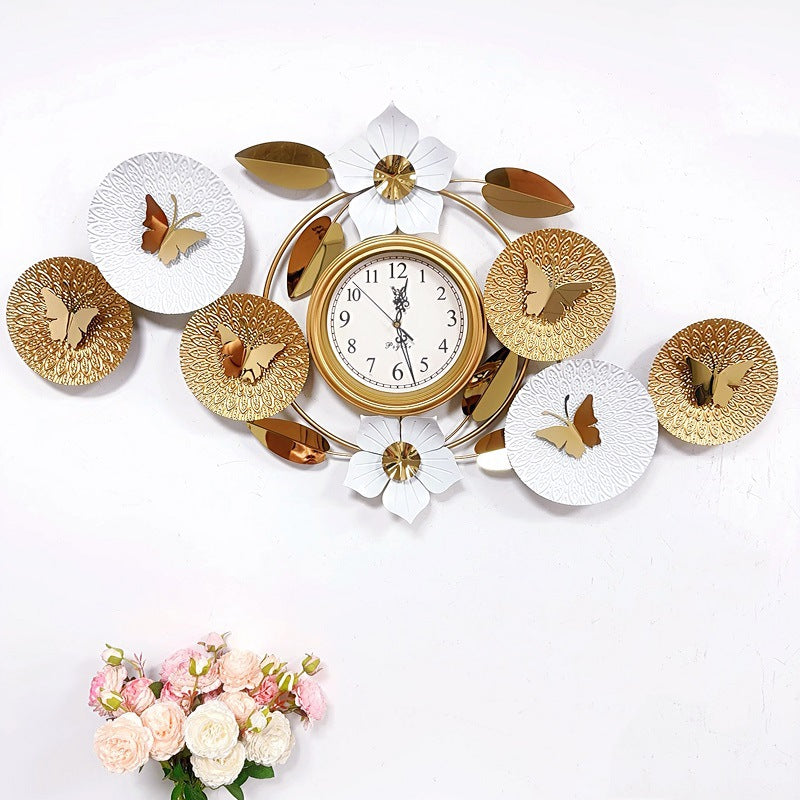 Decorative Butterfly Wall Clock | High & Bury