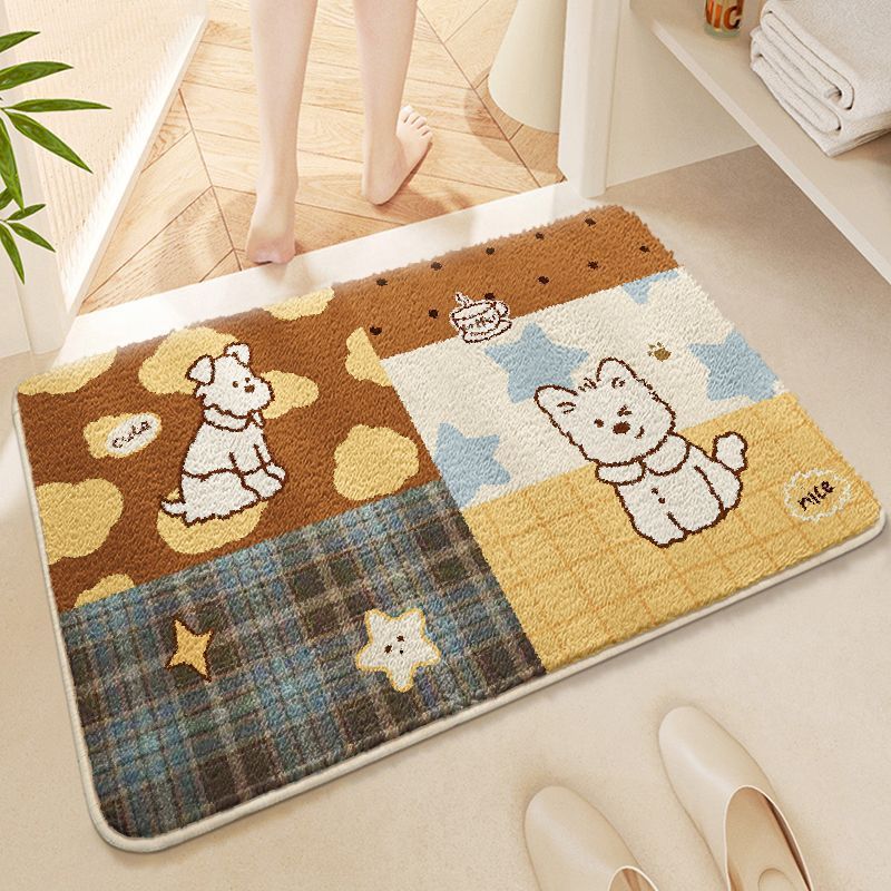 Decorative Cartoon Dog Mat | High & Bury