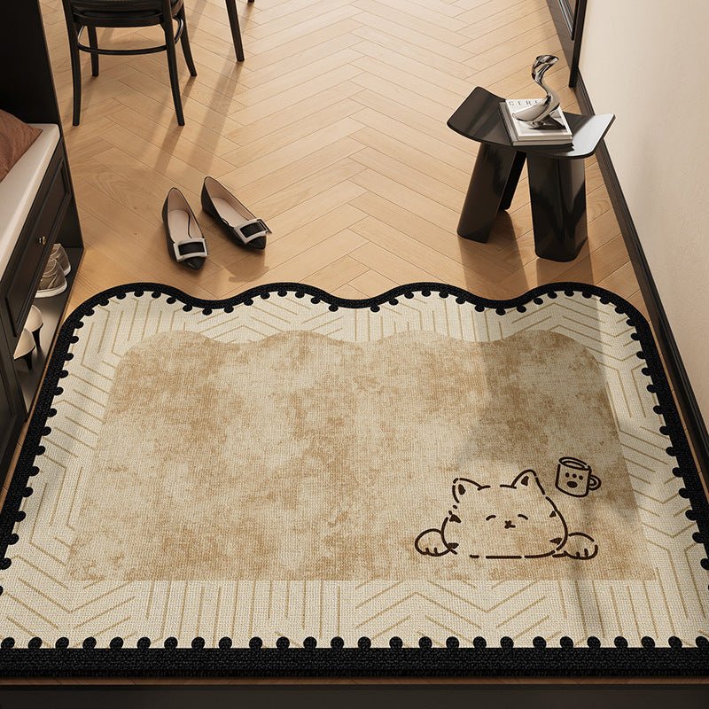 Decorative Cartoon-Themed Welcome Mat | High & Bury