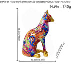 Decorative Cat Statue in Modern Art Style | High & Bury