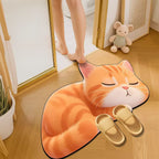 Decorative Cat-Themed Area Mat | High & Bury