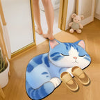 Decorative Cat-Themed Area Mat | High & Bury