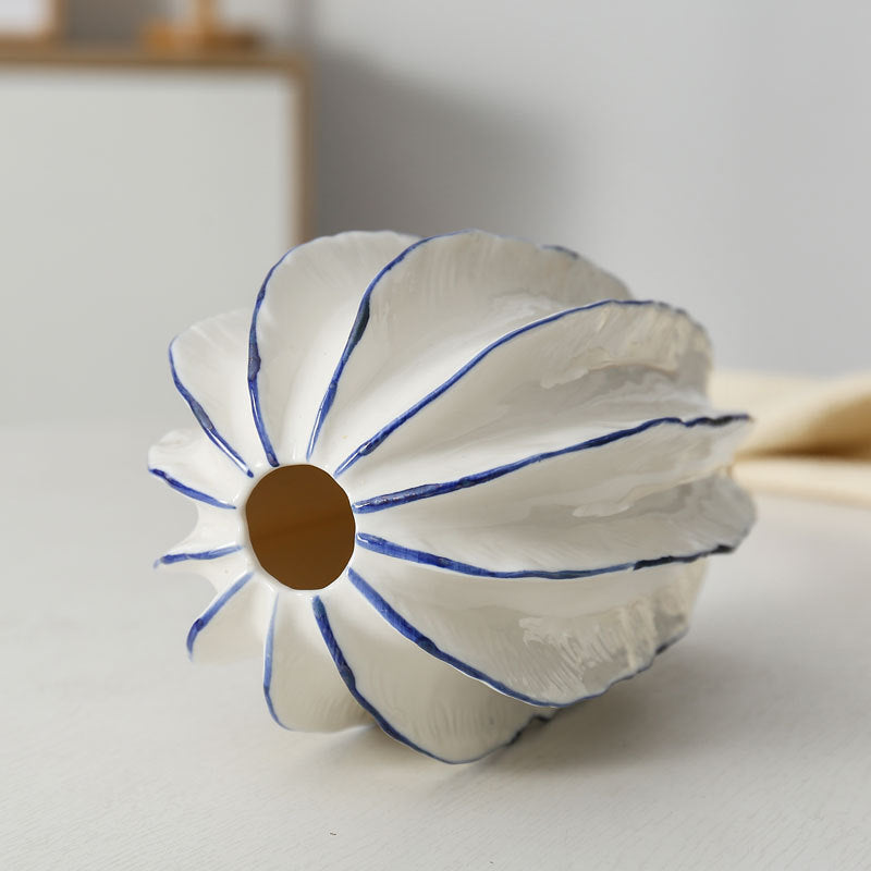 Decorative Ceramic Bowl in Flower Design | High & Bury