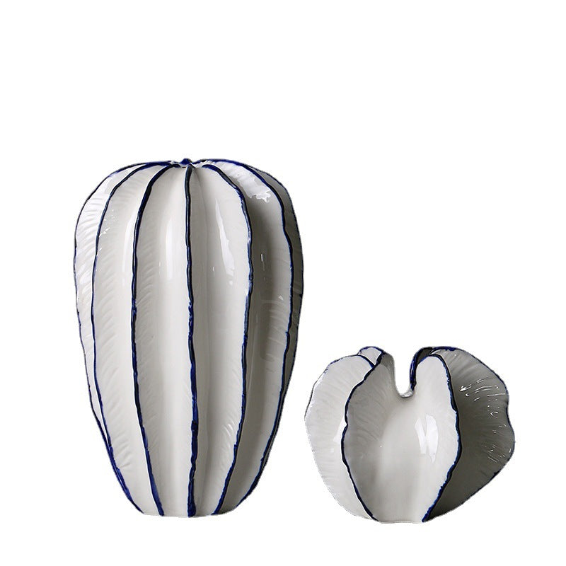 Decorative Ceramic Bowl in Flower Design | High & Bury