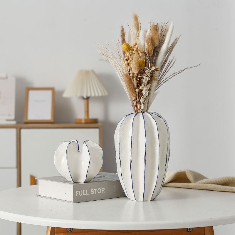 Decorative Ceramic Bowl in Flower Design | High & Bury
