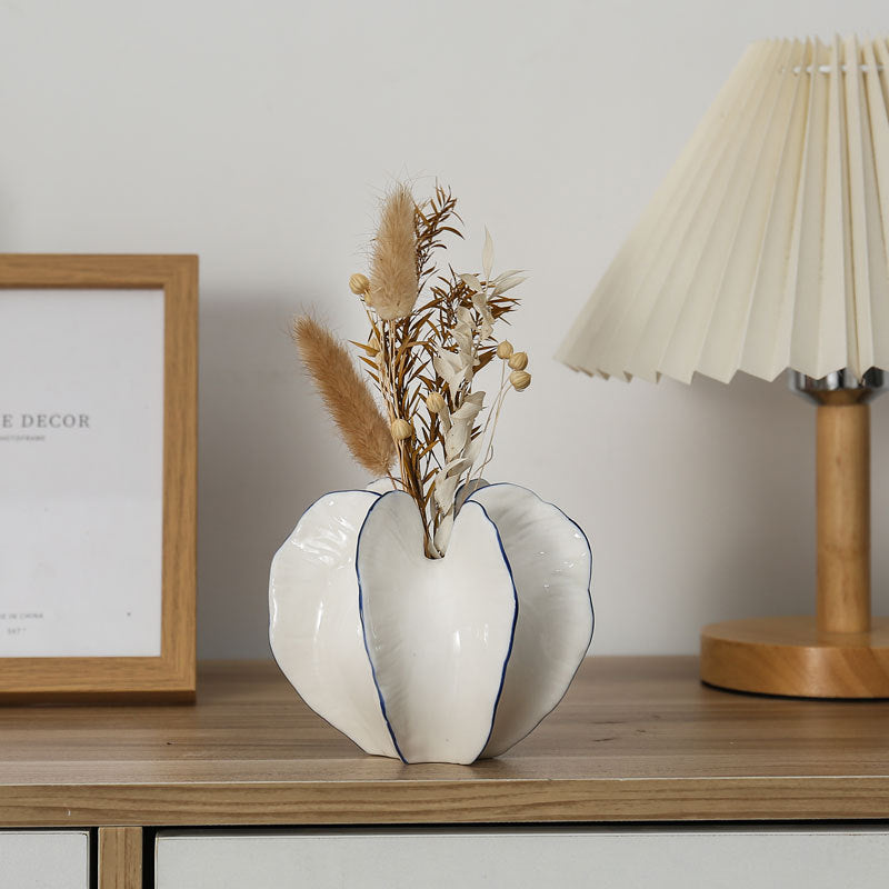 Decorative Ceramic Bowl in Flower Design | High & Bury