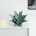 Decorative Ceramic Bowl Vanilla White Silver Fir Blue | High & Bury