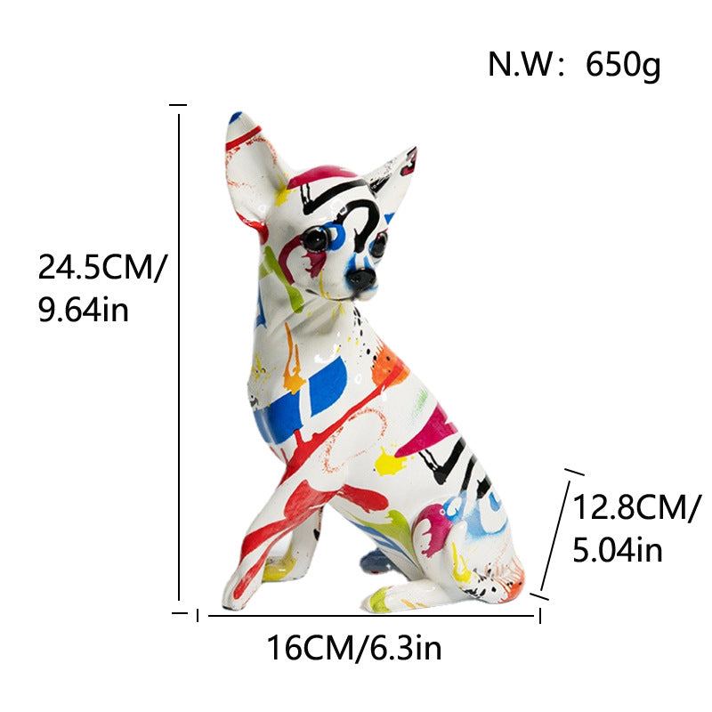 Decorative Ceramic Figure White Lilac | High & Bury