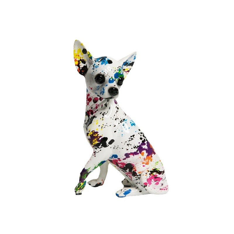 Decorative Ceramic Figure White Lilac | High & Bury