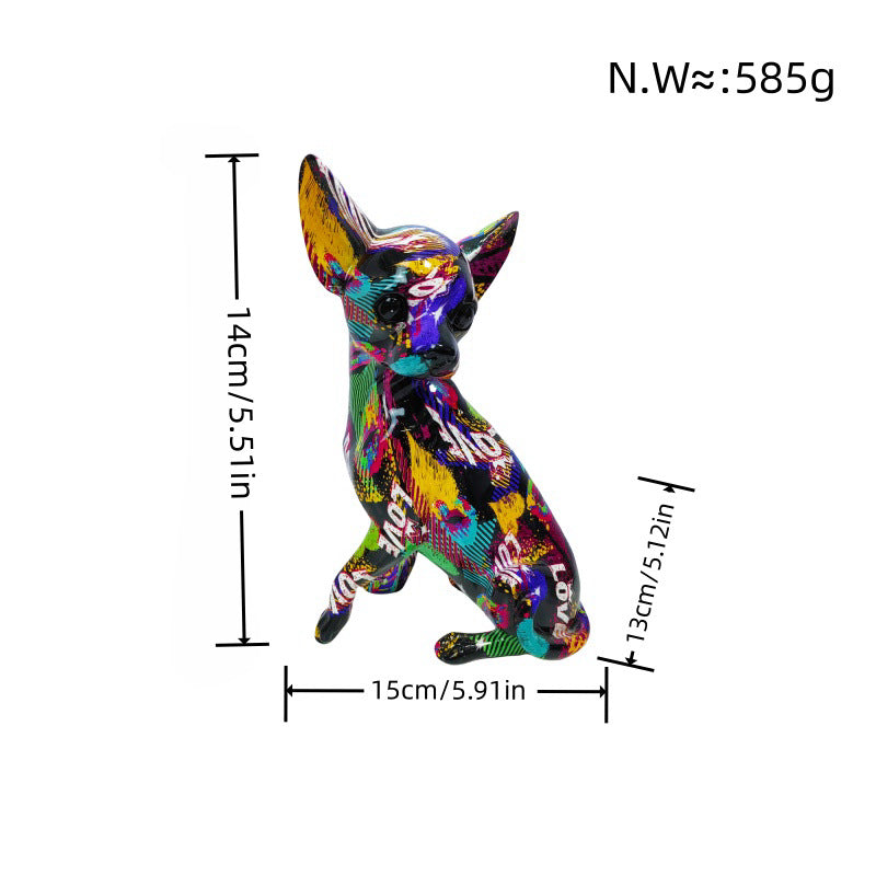 Decorative Ceramic Figure White Lilac | High & Bury