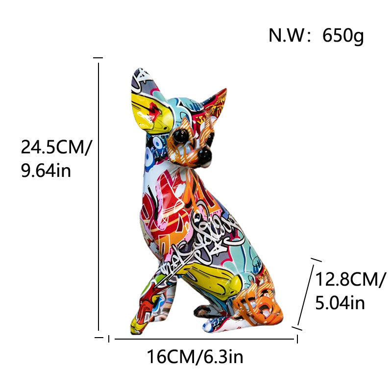 Decorative Ceramic Figure White Lilac | High & Bury