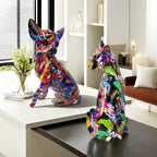 Decorative Ceramic Figure White Lilac | High & Bury