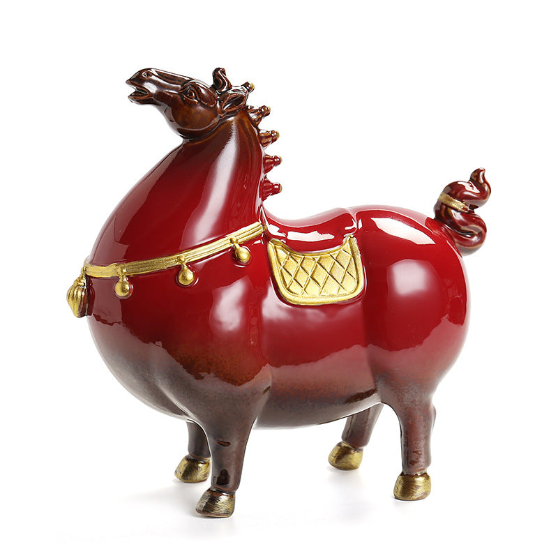 Decorative Ceramic Horse | High & Bury