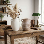 Decorative Ceramic Vase Black Pink White | High & Bury