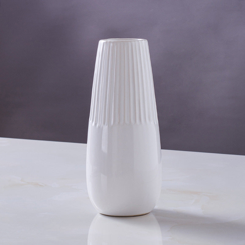 Decorative Ceramic Vase Pink Blue White | High & Bury