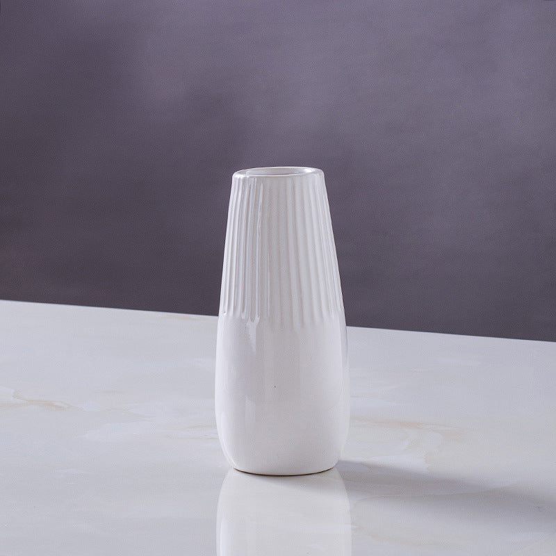 Decorative Ceramic Vase Pink Blue White | High & Bury
