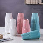 Decorative Ceramic Vase Pink Blue White | High & Bury