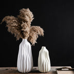 Decorative Ceramic Vase Syd10W163L Milky-White Syd10W163S | High & Bury