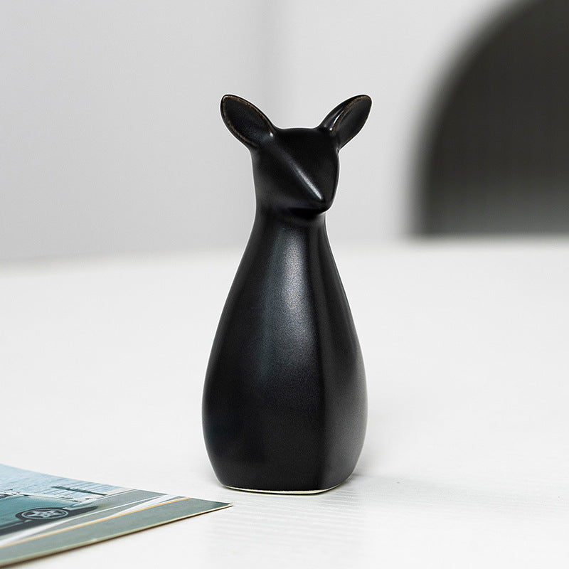 Decorative Ceramic Vase White Gold | High & Bury