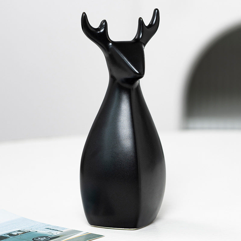 Decorative Ceramic Vase White Gold | High & Bury