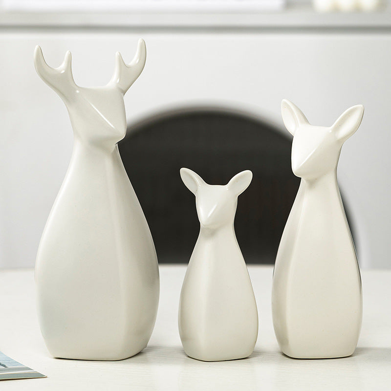 Decorative Ceramic Vase White Gold | High & Bury