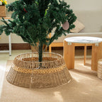 Decorative Christmas Tree Stand made of Wicker | High & Bury