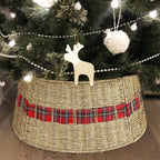 Decorative Christmas Tree Stand made of Wicker | High & Bury