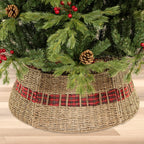 Decorative Christmas Tree Stand made of Wicker | High & Bury